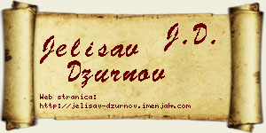 Jelisav Džurnov vizit kartica